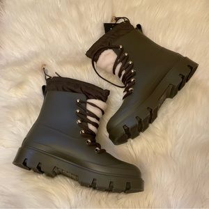 freely waterproof lace up lug sole boot marc fisher ltd